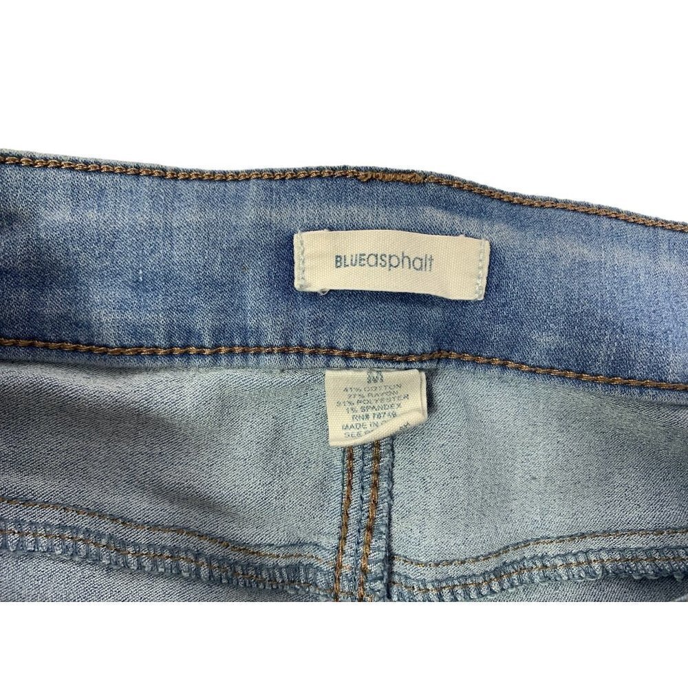 Blue Asphalt Women's Blue Denim Skinny Jeans - Picture 3 of 7